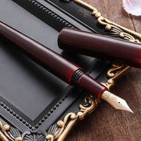 世界万年筆・福州漆・赤溜塗 Fountain Pen - Wancher ワンチャー