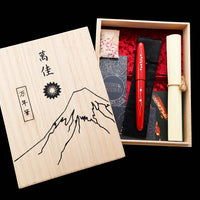 象嵌 紅葉・漆・朱 Fountain Pen - Wancher ワンチャー