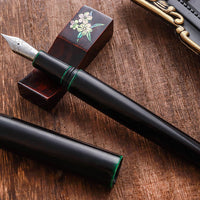 世界万年筆・福州漆・青溜塗 Fountain Pen - Wancher ワンチャー