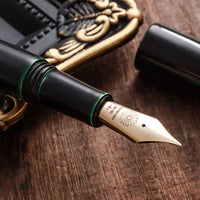 世界万年筆・福州漆・青溜塗 Fountain Pen - Wancher ワンチャー