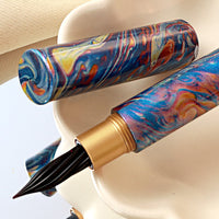 しずく・ガラスニブ万年筆・ 地球 Fountain Pen - Wancher ワンチャー