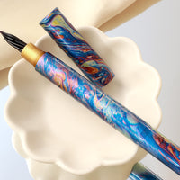 しずく・ガラスニブ万年筆・ 地球 Fountain Pen - Wancher ワンチャー