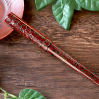 世界万年筆・津軽塗・赤上げ Fountain Pen - Wancher ワンチャー