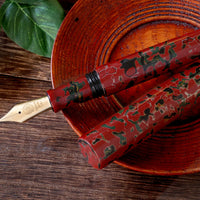 世界万年筆・津軽塗・赤上げ Fountain Pen - Wancher ワンチャー
