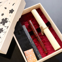 世界万年筆・津軽塗・赤上げ Fountain Pen - Wancher ワンチャー