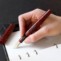 世界万年筆・津軽塗・赤上げ Fountain Pen - Wancher ワンチャー