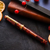 プロフェッショナルギア21金ハワイアンライプ Fountain Pen - Wancher ワンチャー