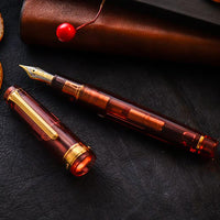 プロフェッショナルギア21金ハワイアンライプ Fountain Pen - Wancher ワンチャー