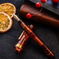 プロフェッショナルギア21金ハワイアンライプ Fountain Pen - Wancher ワンチャー