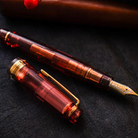 プロフェッショナルギア21金ハワイアンライプ Fountain Pen - Wancher ワンチャー