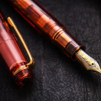 プロフェッショナルギア21金ハワイアンライプ Fountain Pen - Wancher ワンチャー