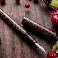 世界万年筆・津軽塗・呂上げ Fountain Pen - Wancher ワンチャー