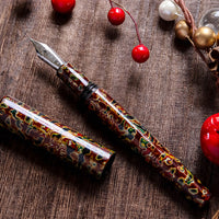 世界万年筆・津軽塗・呂上げ Fountain Pen - Wancher ワンチャー