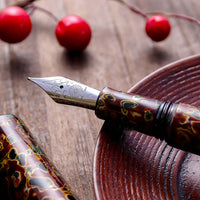 世界万年筆・津軽塗・呂上げ Fountain Pen - Wancher ワンチャー