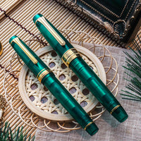 キングプロフェッショナルギア21金ターコイズブルー Fountain Pen - Wancher ワンチャー