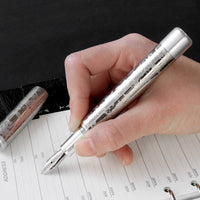 プリモ - フロスティシルバー Fountain Pen - Wancher ワンチャー