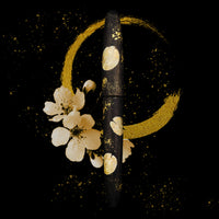 季映万年筆・夜桜・黒 Fountain Pen - Wancher ワンチャー