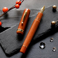 七宝万年筆・ベークライト・ファイア Fountain Pen - Wancher ワンチャー