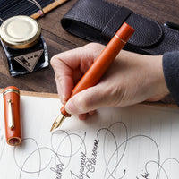 七宝万年筆・ベークライト・ファイア Fountain Pen - Wancher ワンチャー