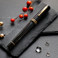 七宝万年筆・ベークライト・黒 Fountain Pen - Wancher ワンチャー