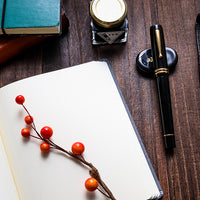 七宝万年筆・ベークライト・黒 Fountain Pen - Wancher ワンチャー