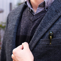 七宝万年筆・ベークライト・黒 Fountain Pen - Wancher ワンチャー