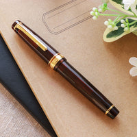 プロフェッショナルギア21金・モカブラウン Fountain Pen - Wancher ワンチャー