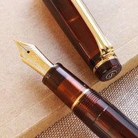 プロフェッショナルギア21金・モカブラウン Fountain Pen - Wancher ワンチャー