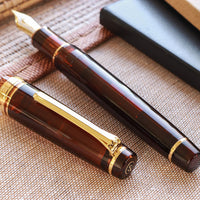 プロフェッショナルギア21金・モカブラウン Fountain Pen - Wancher ワンチャー