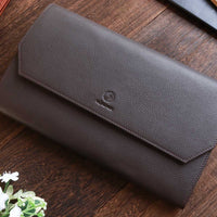 12 本用ペンポートフォリオ ・ダークブラウン Pen Pouch - Wancher ワンチャー