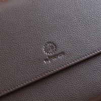 12 本用ペンポートフォリオ ・ダークブラウン Pen Pouch - Wancher ワンチャー