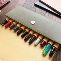 12本用ペンポートフォリオ ・オリーブグリーン Pen Pouch - Wancher ワンチャー