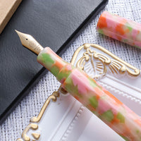 カレイド万年筆・ピンク・和桜 Fountain Pen - Wancher ワンチャー