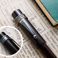 世界万年筆・会津漆・黒檀 Fountain Pen - Wancher ワンチャー