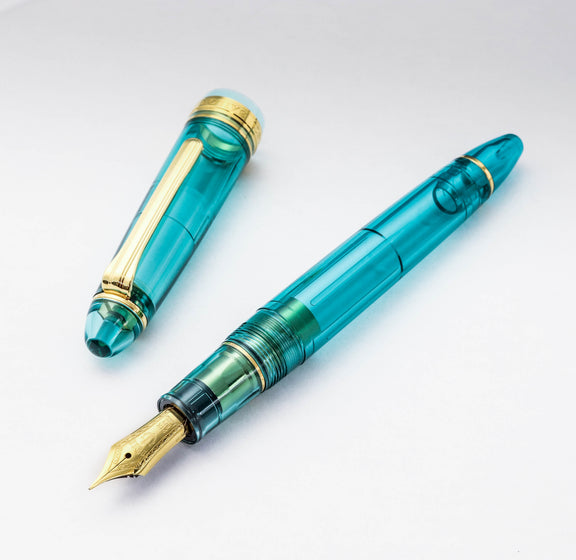 プロフィット21<br>アクアブルー Fountain Pen - Wancher ワンチャー