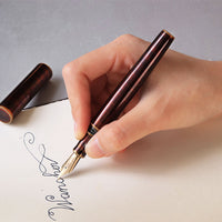 世界万年筆・白檀塗 Fountain Pen - Wancher ワンチャー