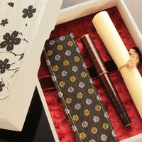 世界万年筆・白檀塗 Fountain Pen - Wancher ワンチャー