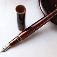 世界万年筆・白檀塗 Fountain Pen - Wancher ワンチャー