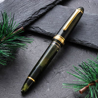 プロフィットレアロ21金シャンパーニュダークグリーン Fountain Pen - Wancher ワンチャー