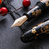 誠蒔絵・桜 Fountain Pen - Wancher ワンチャー