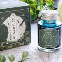 寺西ギター大正浪漫インク・ジェントルグリーン Bottled Ink - Wancher ワンチャー