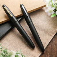 誠エボナイト・マットブラック Fountain Pen - Wancher ワンチャー