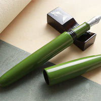 誠漆・鶯色 Fountain Pen - Wancher ワンチャー