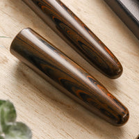 誠エボナイト・マーブルブラウン Fountain Pen - Wancher ワンチャー