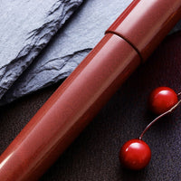 誠エボナイト・サンドレッド Fountain Pen - Wancher ワンチャー