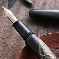 季映万年筆・黒漆・つばき Fountain Pen - Wancher ワンチャー