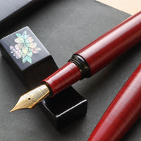 会津漆・独楽塗り Fountain Pen - Wancher ワンチャー