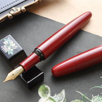 会津漆・独楽塗り Fountain Pen - Wancher ワンチャー