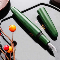 誠漆・緑 Fountain Pen - Wancher ワンチャー