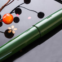 誠漆・緑 Fountain Pen - Wancher ワンチャー